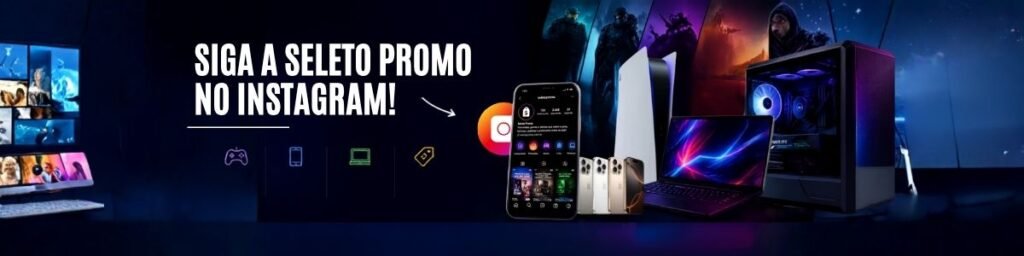 Banner que direciona para o Instagram da Seleto Promo